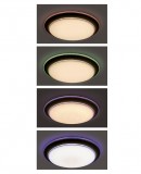 Lámpara plafón Tron, vista del producto con combinaciones de luz, ref. PL19200-70