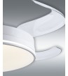 Ventilateur DC Sylph en Blanc, vue détail, ref. CRF21525-B