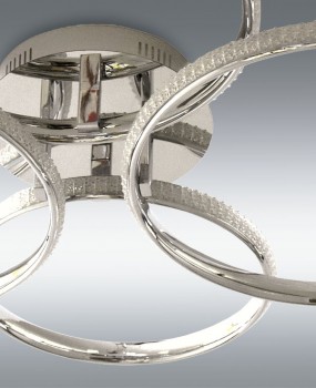Plafonnier Rings, vue détail, réf. L23500‐42A